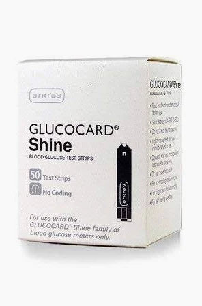Arkray Glucocard Shine Test Strips (50 Count)