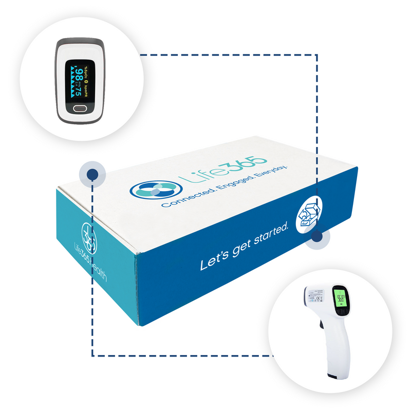Life365 Thermometer and Pulse Oximeter Health Monitoring Kit